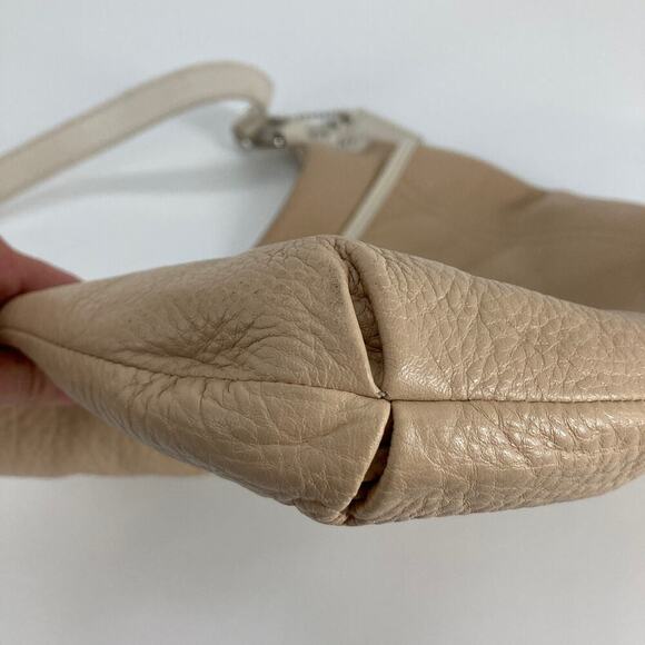 COACH F19265 NWT TAN, CREAM PEBBLED LEATHER CROSSBODY BAG - Picture 12 of 14
